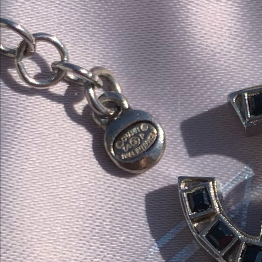 Chanel Strass Silver CC Love Necklace. Circa 2008 Spring Collection. - Picture 5 of 7